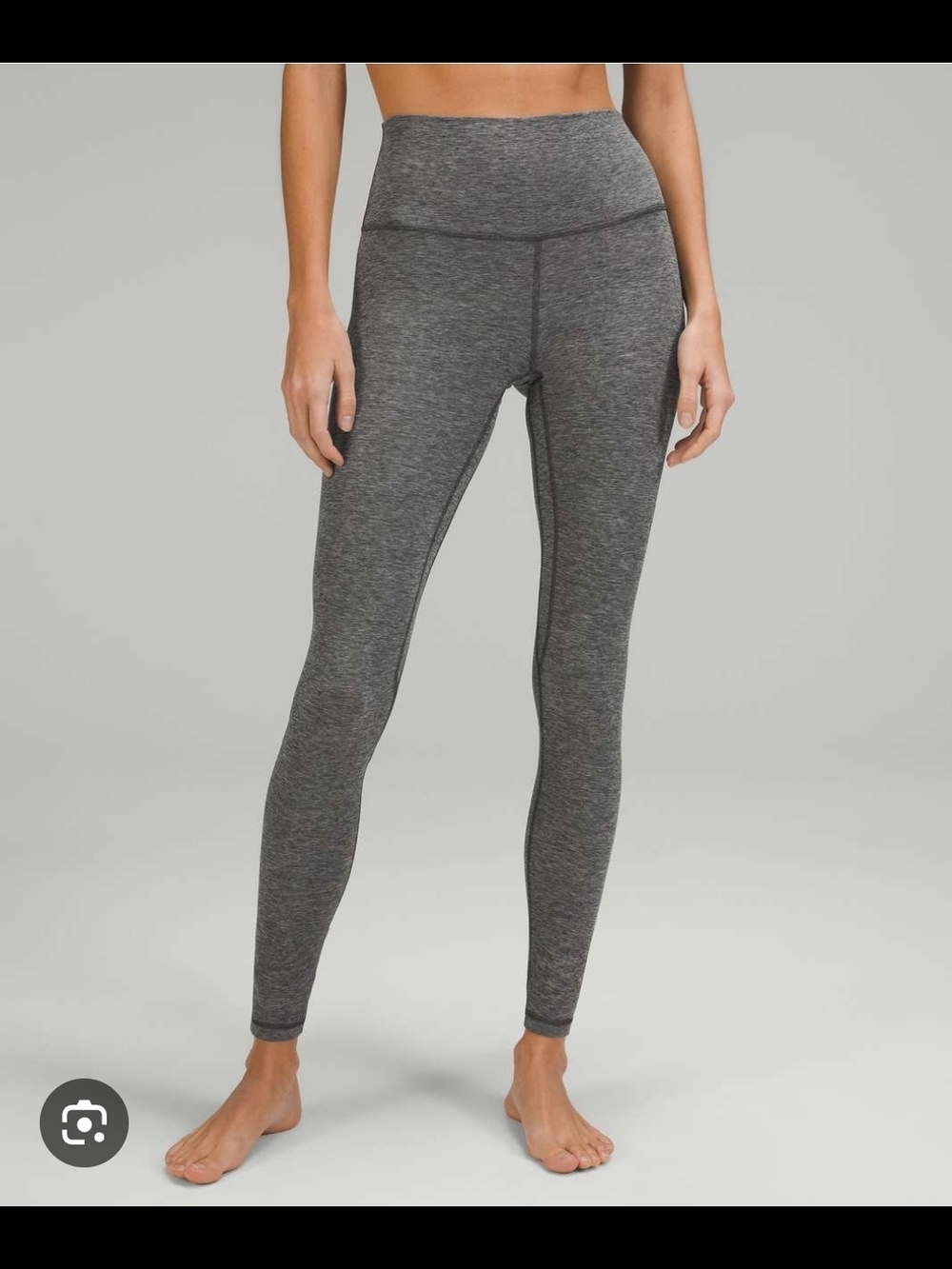 Lululemon Align High Rise Leggings Heathered Graphite Grey Women’s Size 6